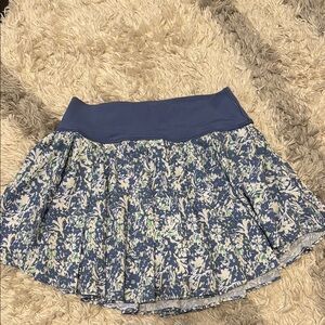 Aerie OFFLINE Floral Blue Skirt